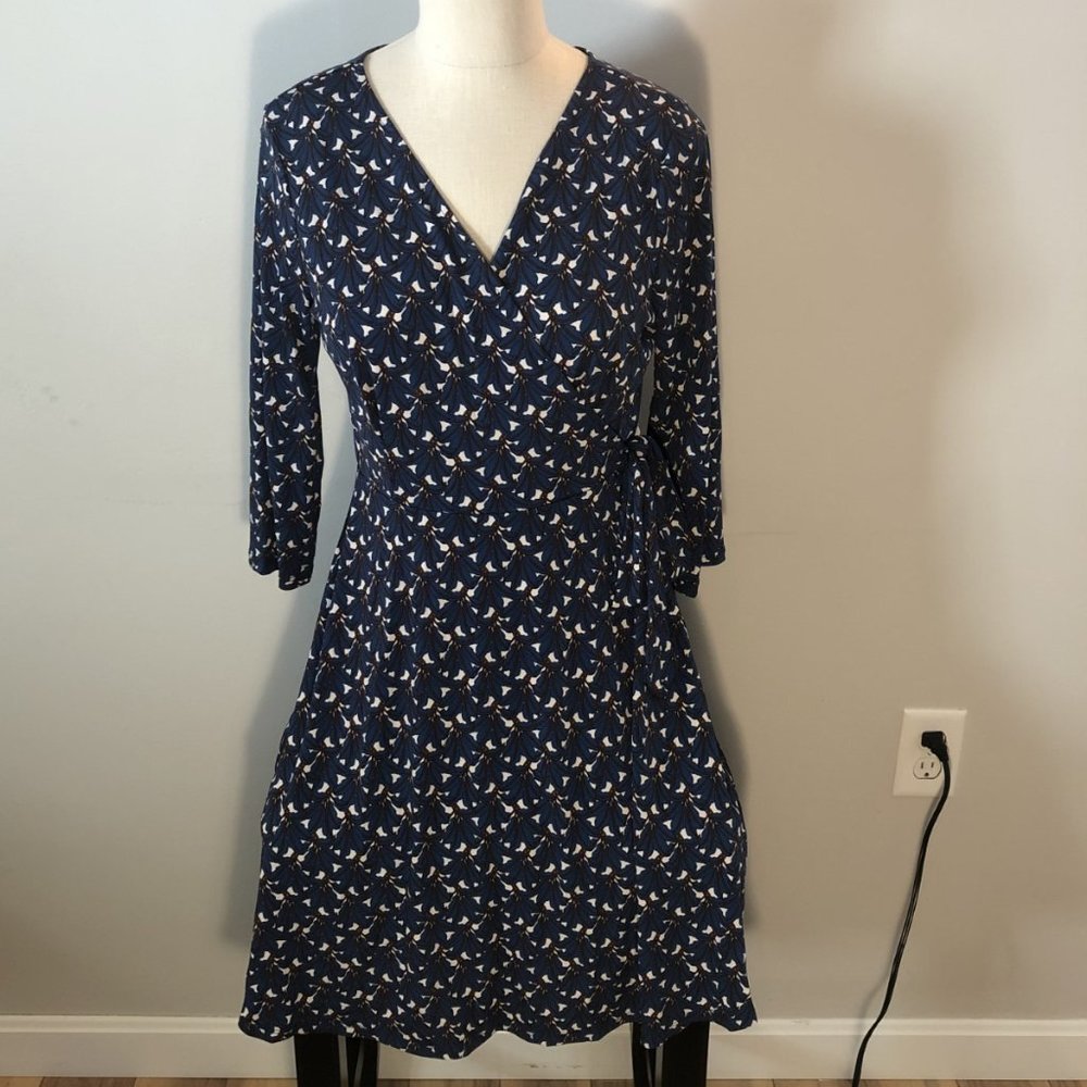 KAILEIGH - Charlotte Faux Wrap Knit Dress